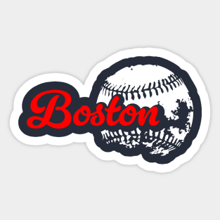 Boston Baseball Sticker